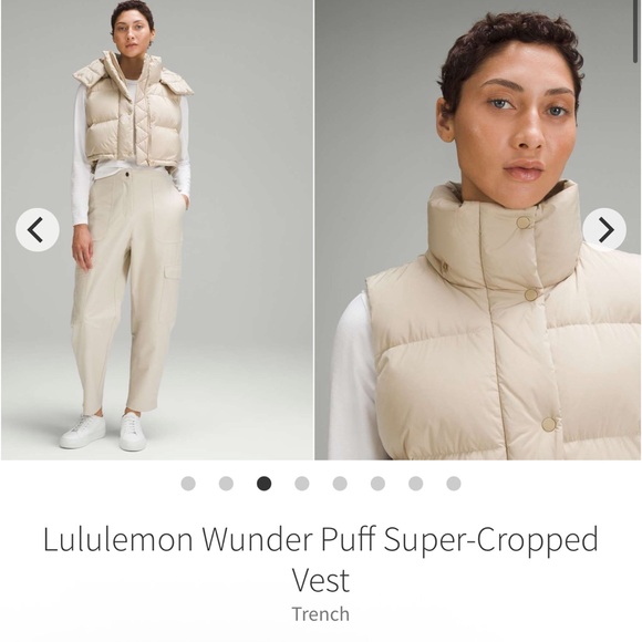 lululemon athletica Jackets & Blazers - lululemon athletica Women's Trench Cropped Pants